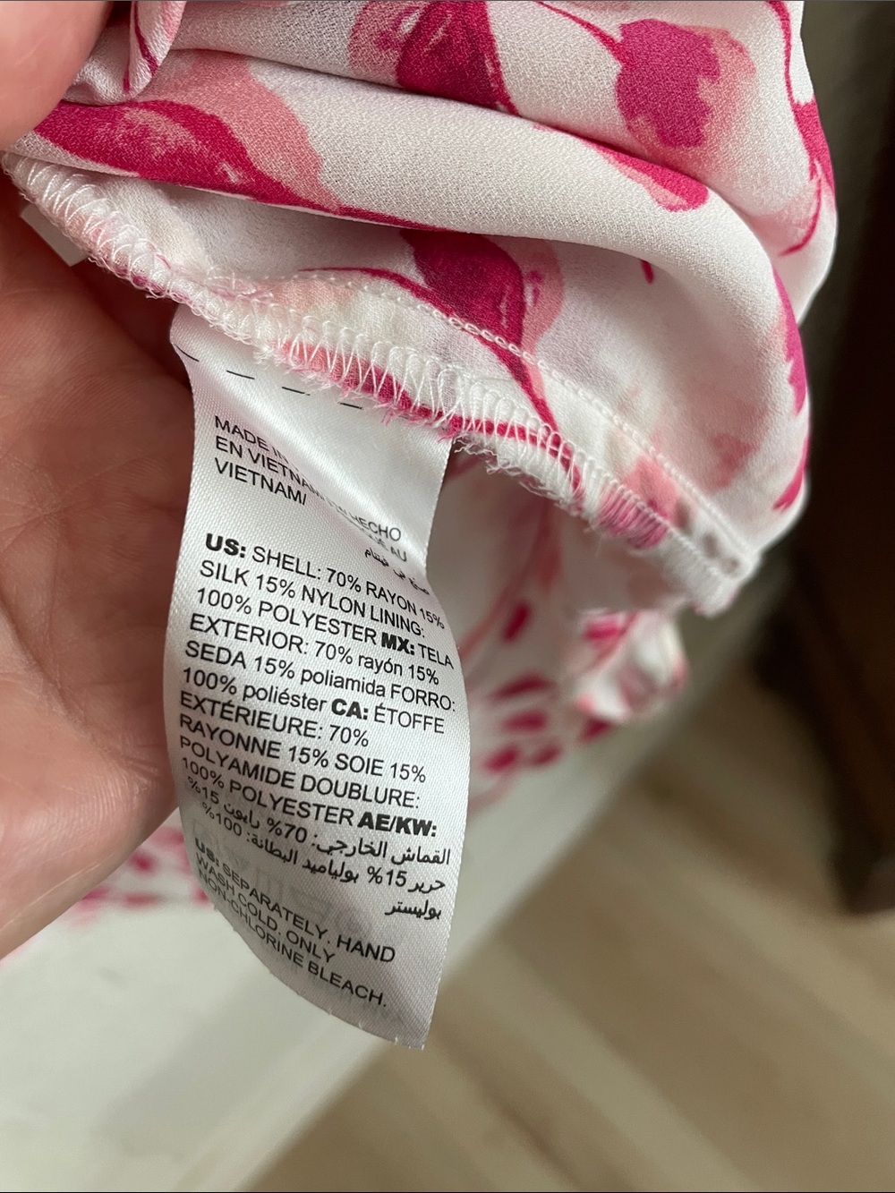WHBM floral blouse - Picture 4 of 5